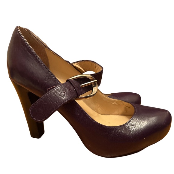 Franco Sarto leather Mary Jane’s heels - size 7 - Picture 5 of 9